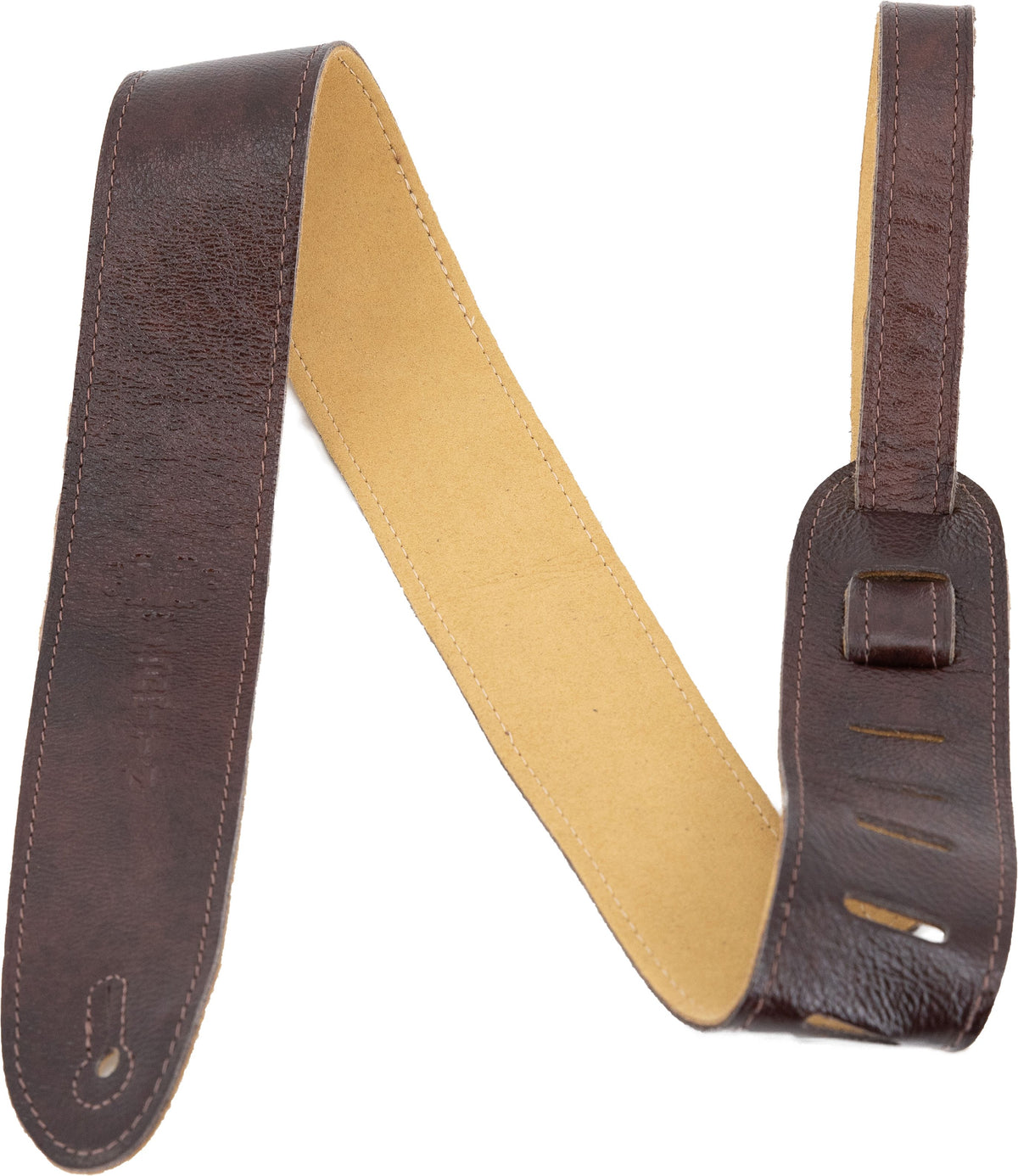 Martin Strap, Italian Leather, Suede Back, Brown