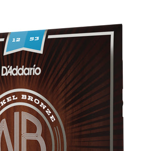 D'Addario NB1253  12-53 Light, Nickel Bronze