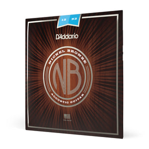 D'Addario NB1253  12-53 Light, Nickel Bronze