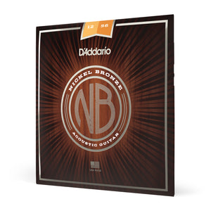 D'Addario NB1256 12-56 Light Top/Medium Bottom, Nickel Bronze