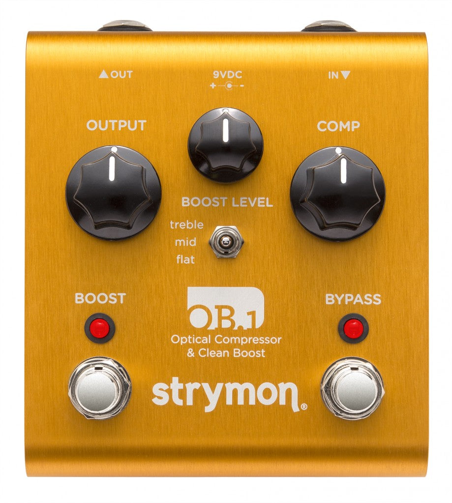 compressor vs boost pedal Strymon OB1 Optical Compressor & Clean Boost
