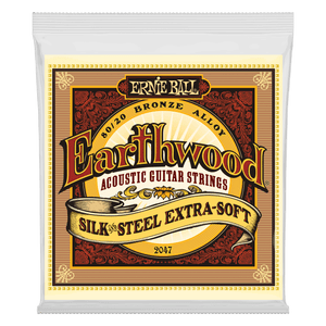Ernie Ball Extra Soft Earthwood 80/20 Bronze Silk & Steel