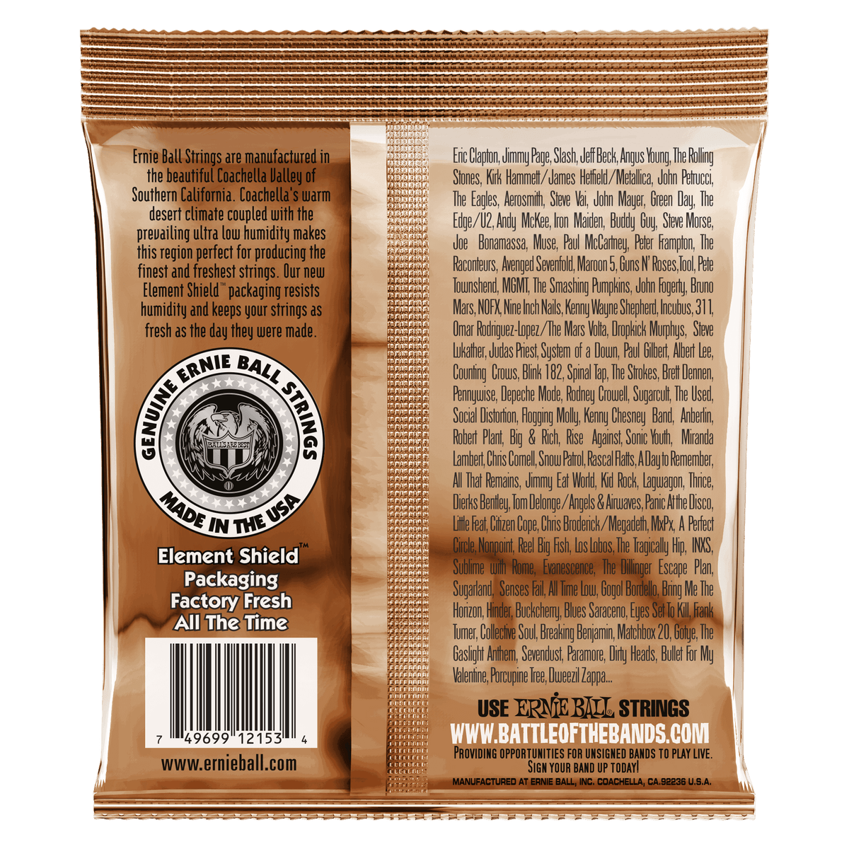 Ernie Ball Light Earthwood Phosphor Bronze 12-String Set