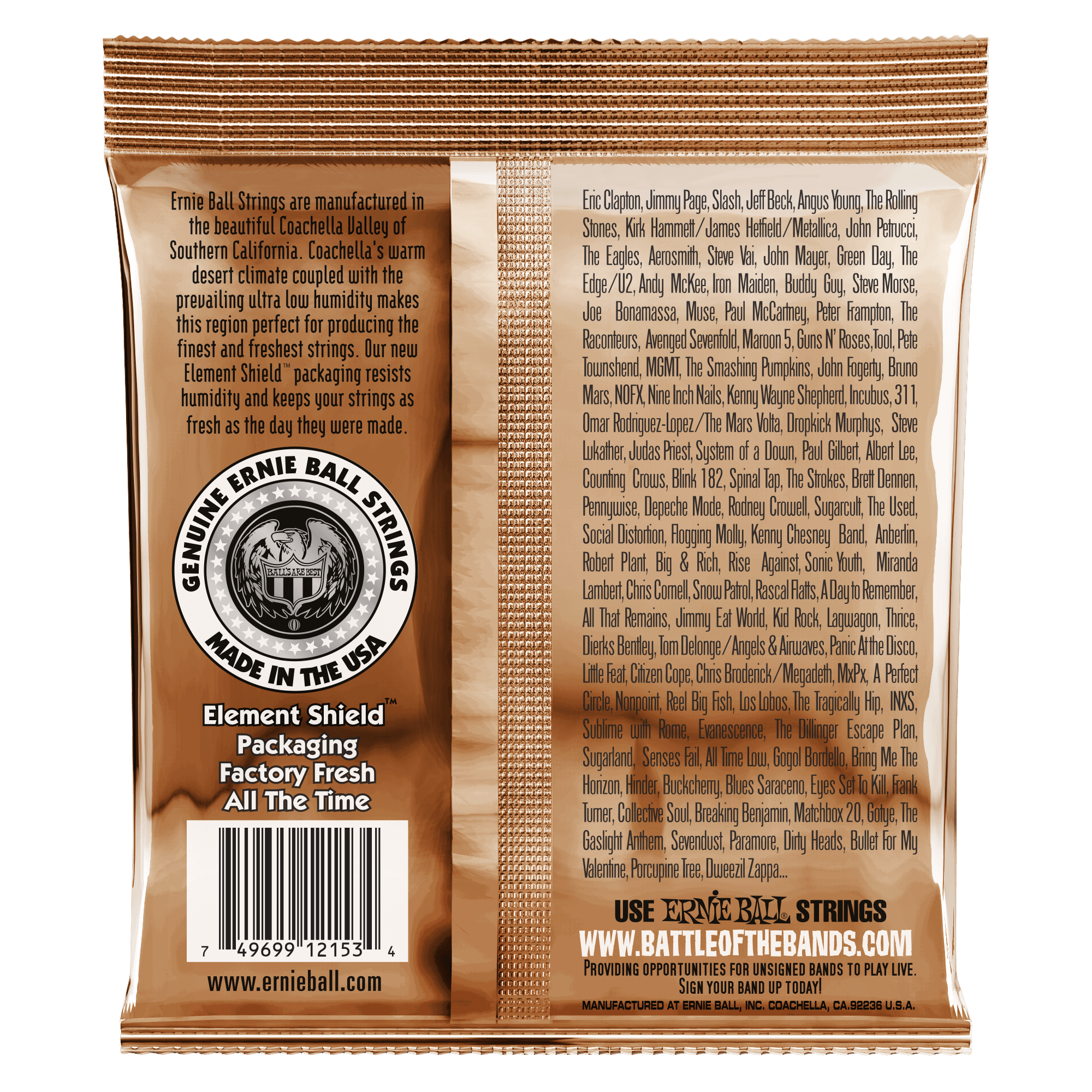 Ernie Ball Light Earthwood Phosphor Bronze 12 String Set