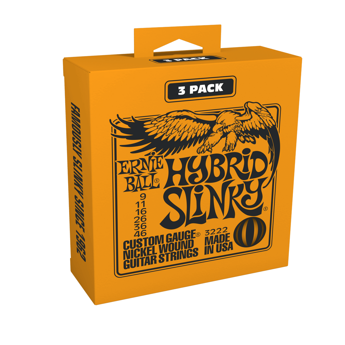 Ernie Ball Hybrid Slinky Nickel Wound Electric Guitar Strings - 9-46 Gauge