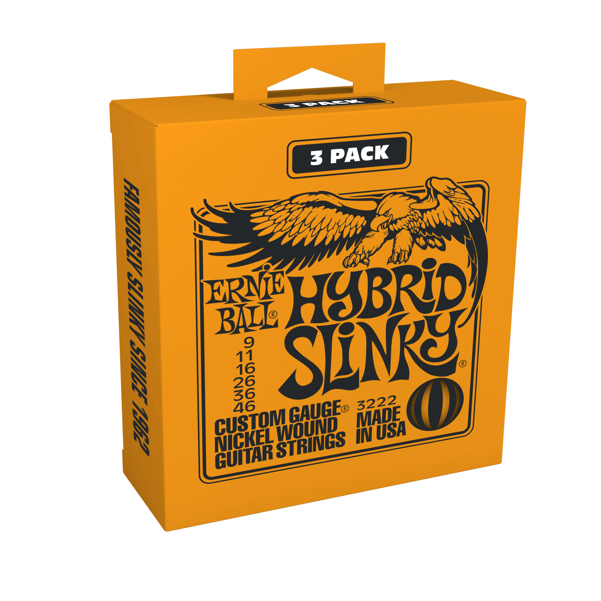 Corde Per Chitarra Ernie Ball Hybrid Slinky (confezione Da 3) (2222x3 - Foto 5