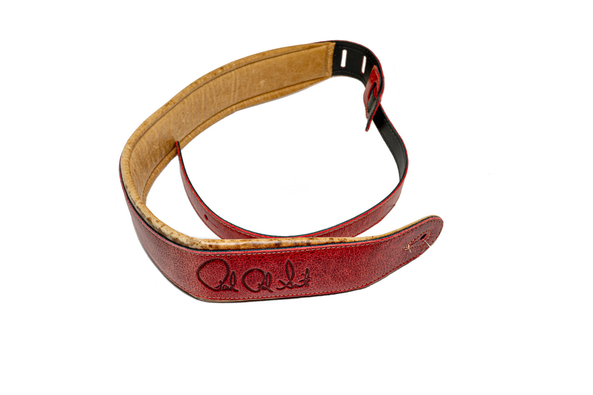 PRS Signature Strap (Red/Tan)