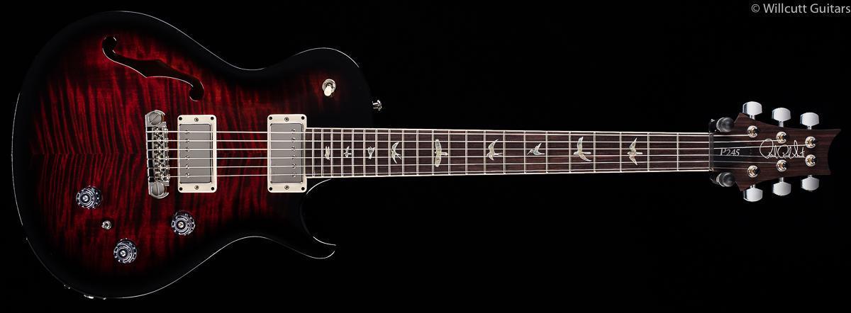 PRS P245 Semi-Hollow Fire Red Burst (759)