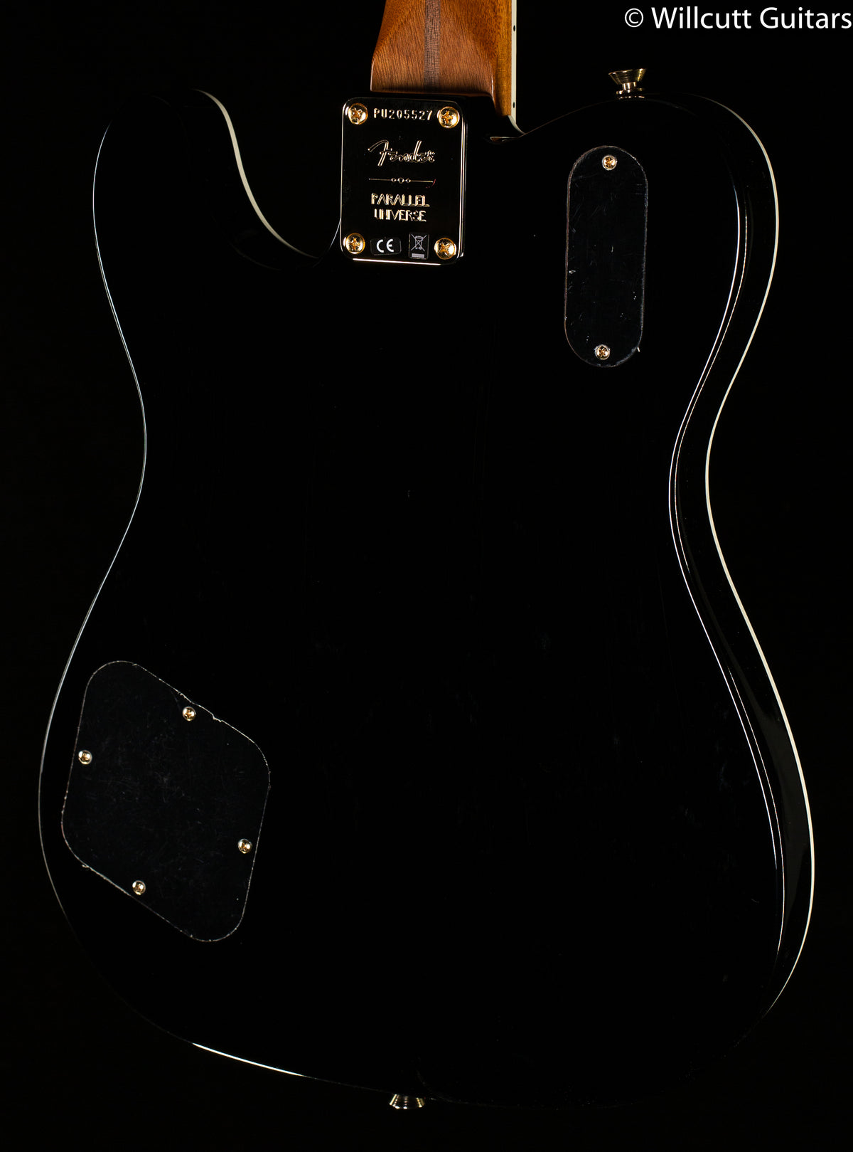Fender Parallel Universe Volume II Troublemaker Tele Deluxe with Bigsby Ebony Fingerboard Black