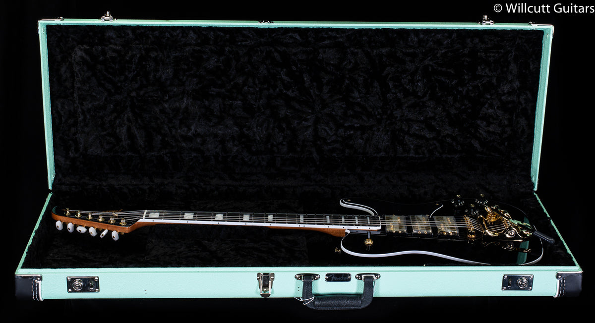 Fender Parallel Universe Volume II Troublemaker Tele Deluxe with Bigsby Ebony Fingerboard Black
