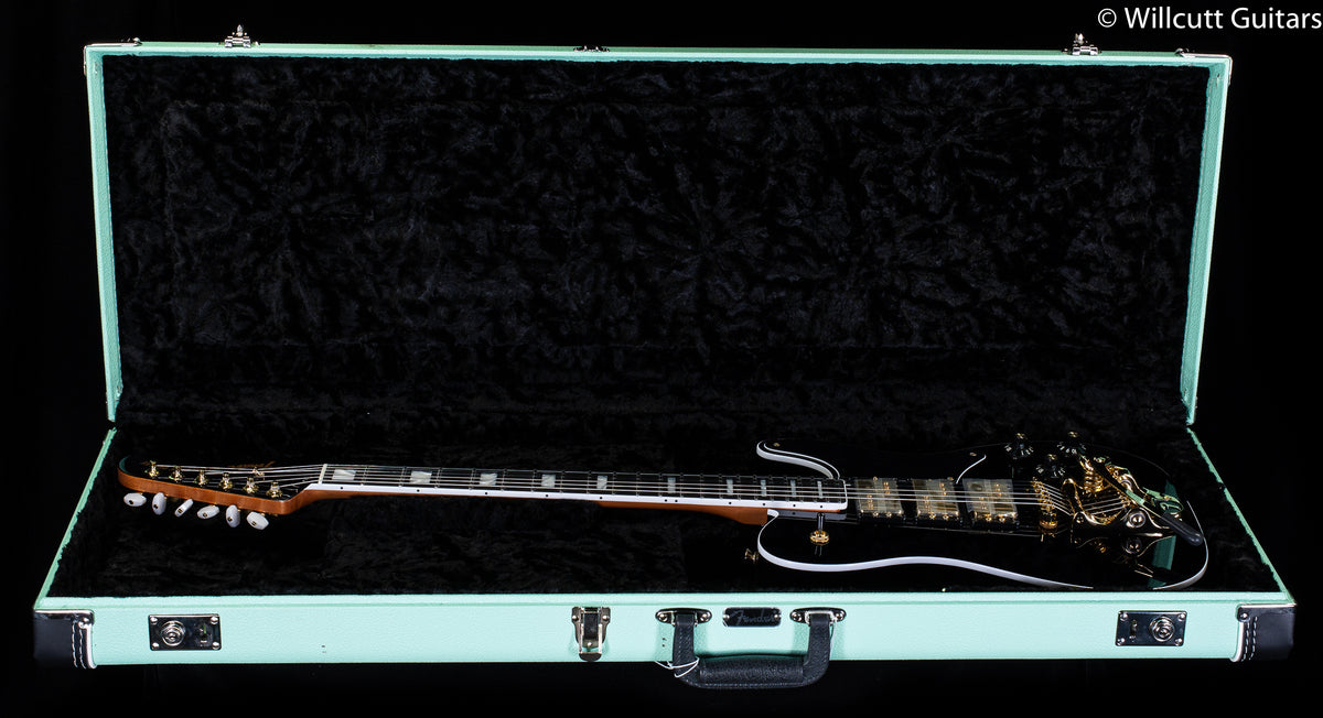 Fender Parallel Universe Volume II Troublemaker Tele Deluxe with Bigsby Ebony Fingerboard Black