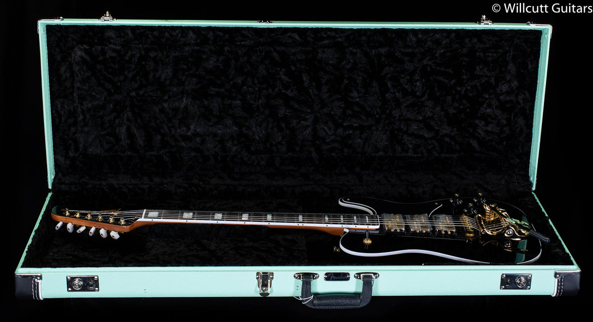Fender Parallel Universe Volume II Troublemaker Tele Deluxe with Bigsby Ebony Fingerboard Black