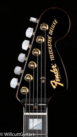 Fender Parallel Universe Volume II Troublemaker Tele Deluxe with Bigsby Ebony Fingerboard Black (932)