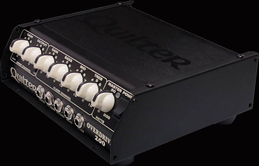 Quilter Overdrive 200, 4 Channel &quot;Overdrive&quot; style amplifier. 4 pounds. 200 Watts. USED