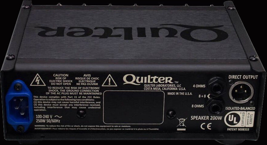Quilter Overdrive 200, 4 Channel &quot;Overdrive&quot; style amplifier. 4 pounds. 200 Watts. USED
