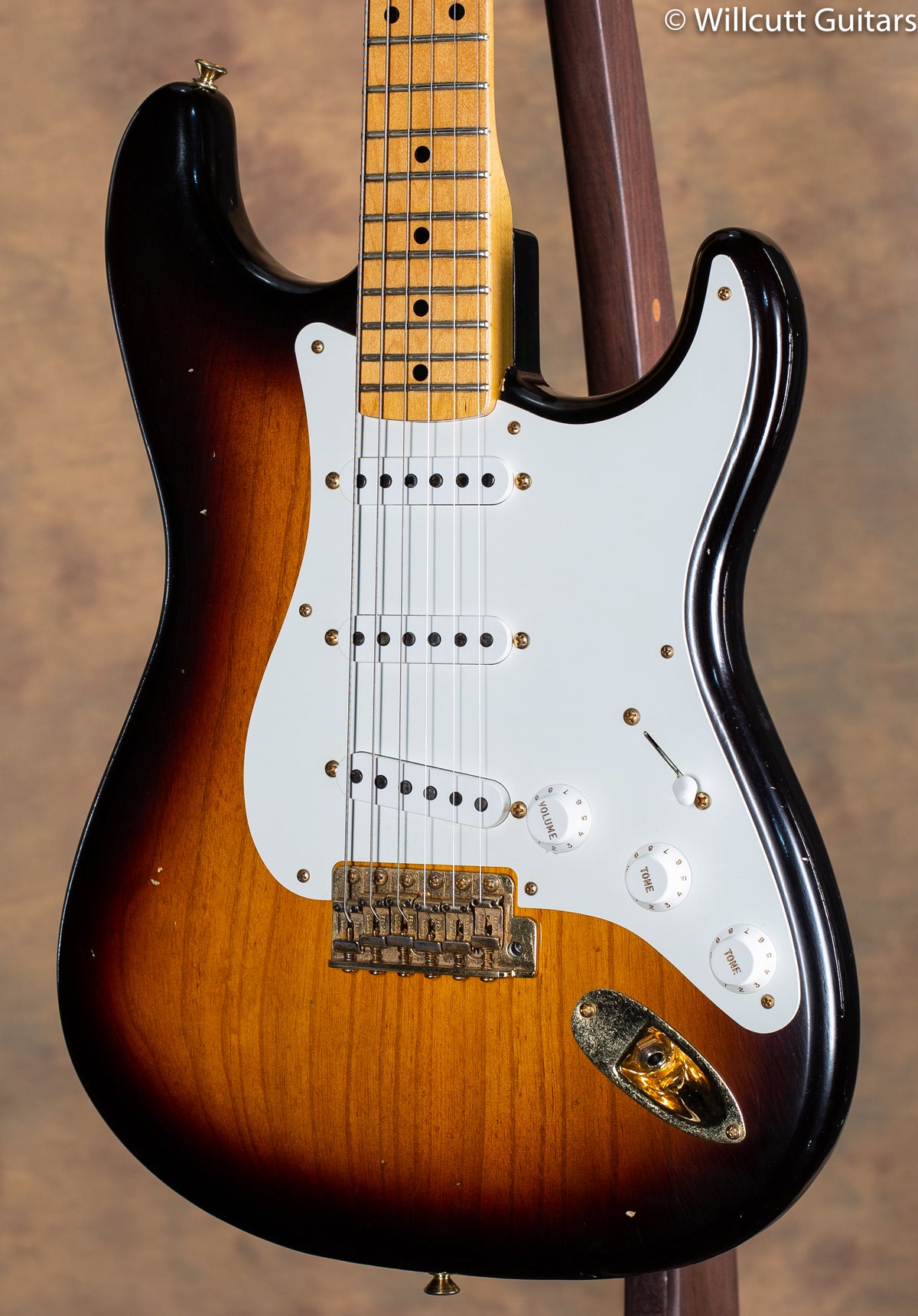 Fender Custom Shop '57 "Refin" Strat 2-Tone Sunburst Willcutt Limited USED