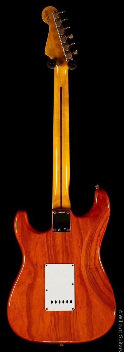 Fender Custom Shop &#39;57 &quot;Refin&quot; Strat Sunset Orange Trans Willcutt Limited