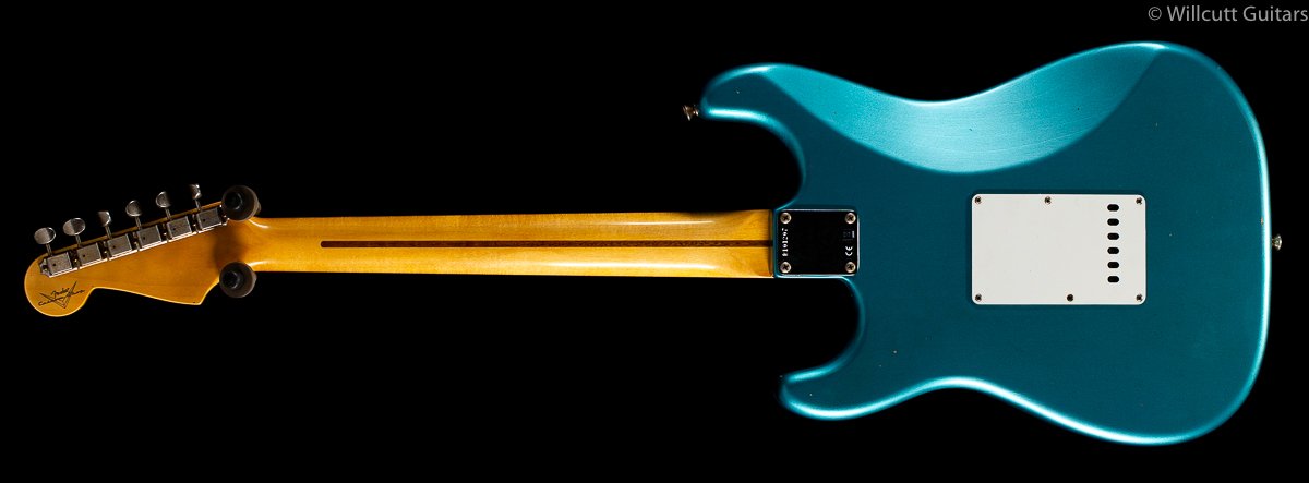 Fender Custom Shop Willcutt Big Neck Stratocaster Journeyman Relic Teal Green Metallic