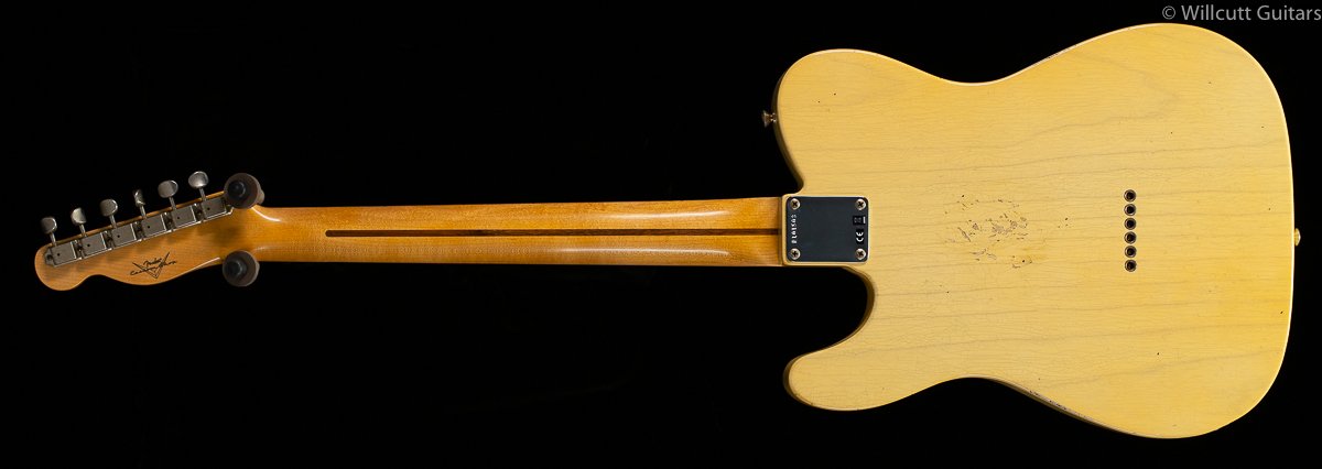 Fender Custom Shop 4/54 Blackguard Tele Blonde Willcutt Limited Original Neck Carve