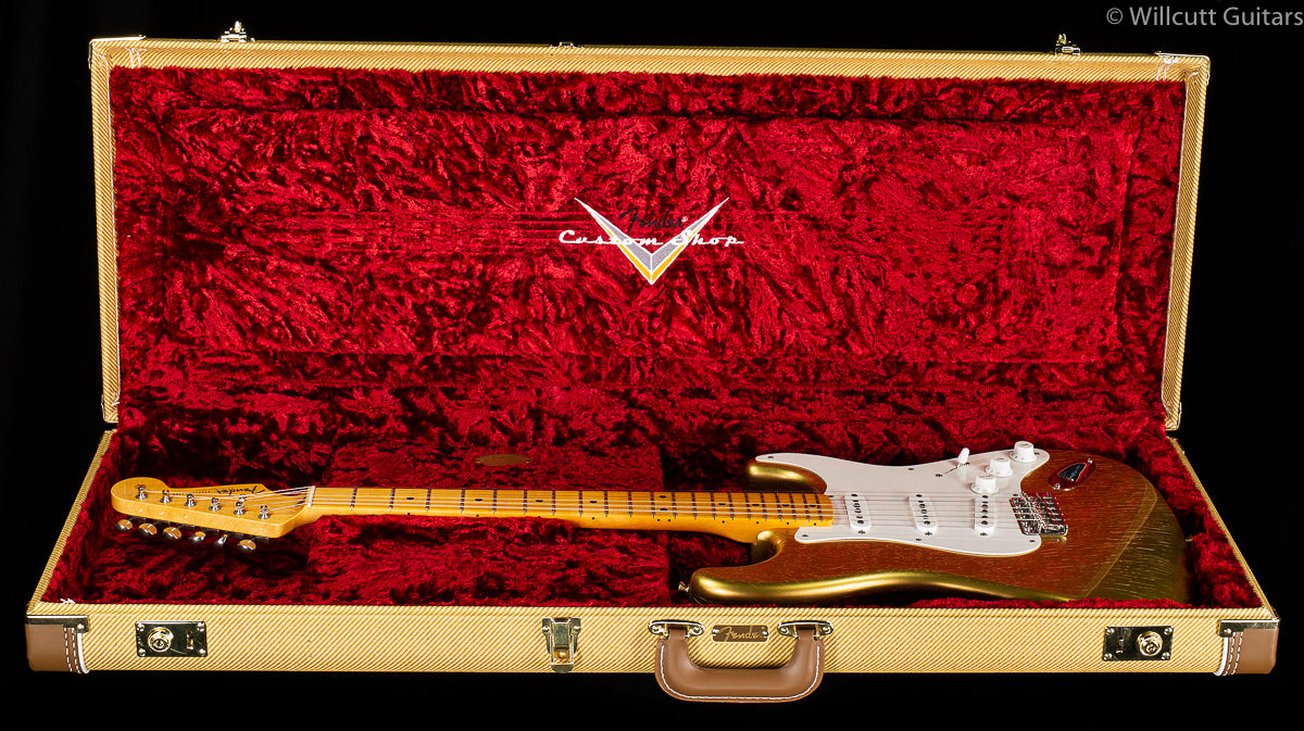 Fender Custom Shop Jimmie Vaughan Stratocaster LLC Aged Aztec Gold (724)