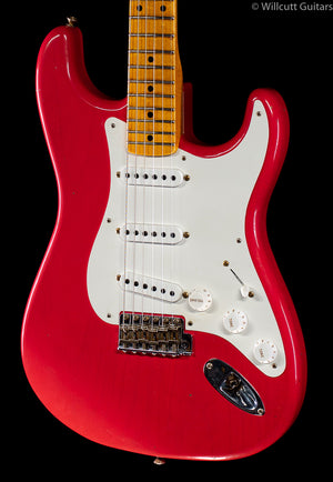 Fender Custom Shop Willcutt Big Neck Stratocaster Journeyman Relic Fiesta Red