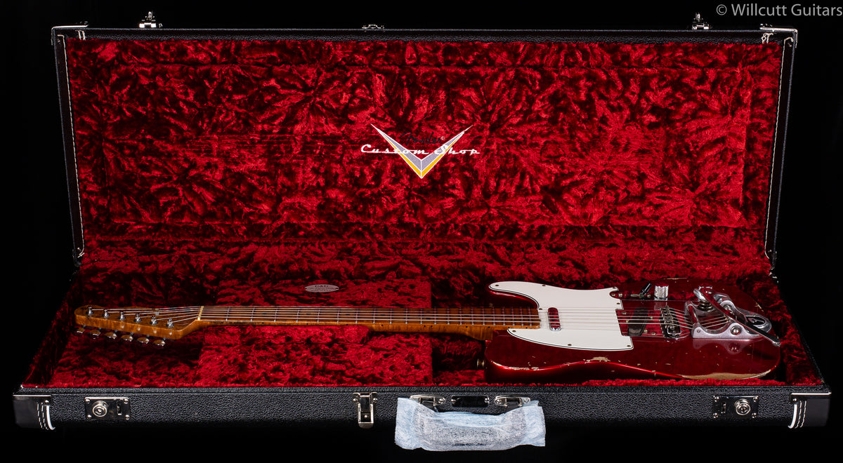 Fender Custom Shop LTD '69 Roasted Telecaster Bigsby Aged Candy Apple Red
