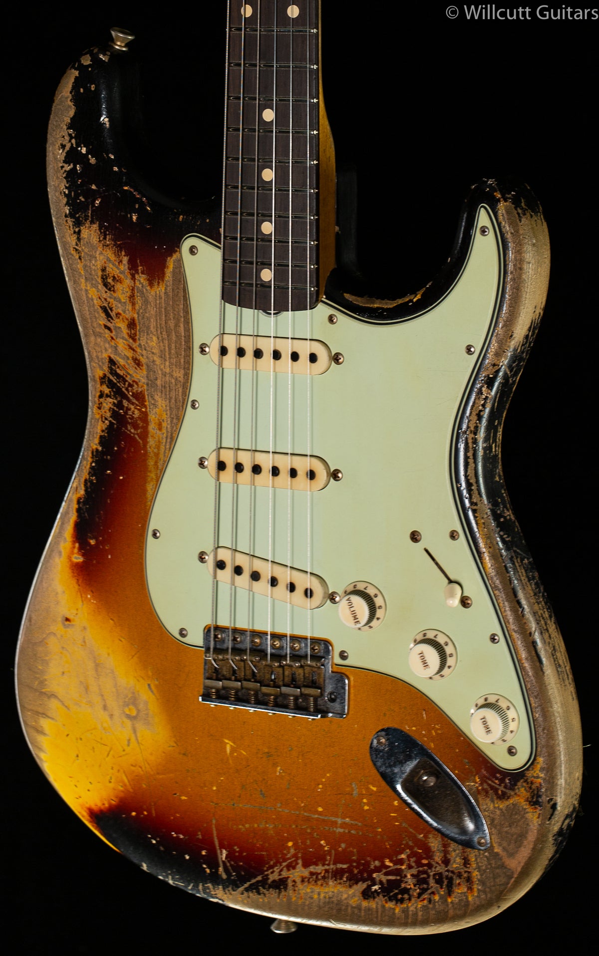 Fender Custom Shop Masterbuilt Kyle McMillin 1959 Stratocaster Super Heavy Relic 3-Tone Sunburst Brazilian Rosewood