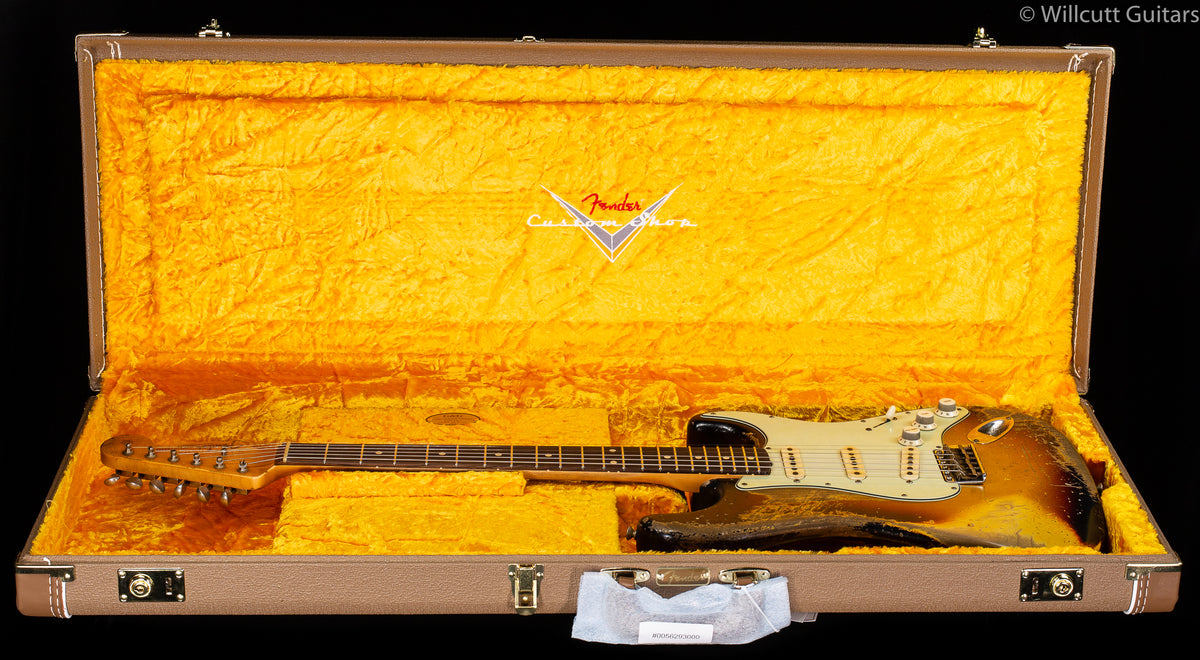 Fender Custom Shop Masterbuilt Kyle McMillin 1959 Stratocaster Super Heavy Relic 3-Tone Sunburst Brazilian Rosewood
