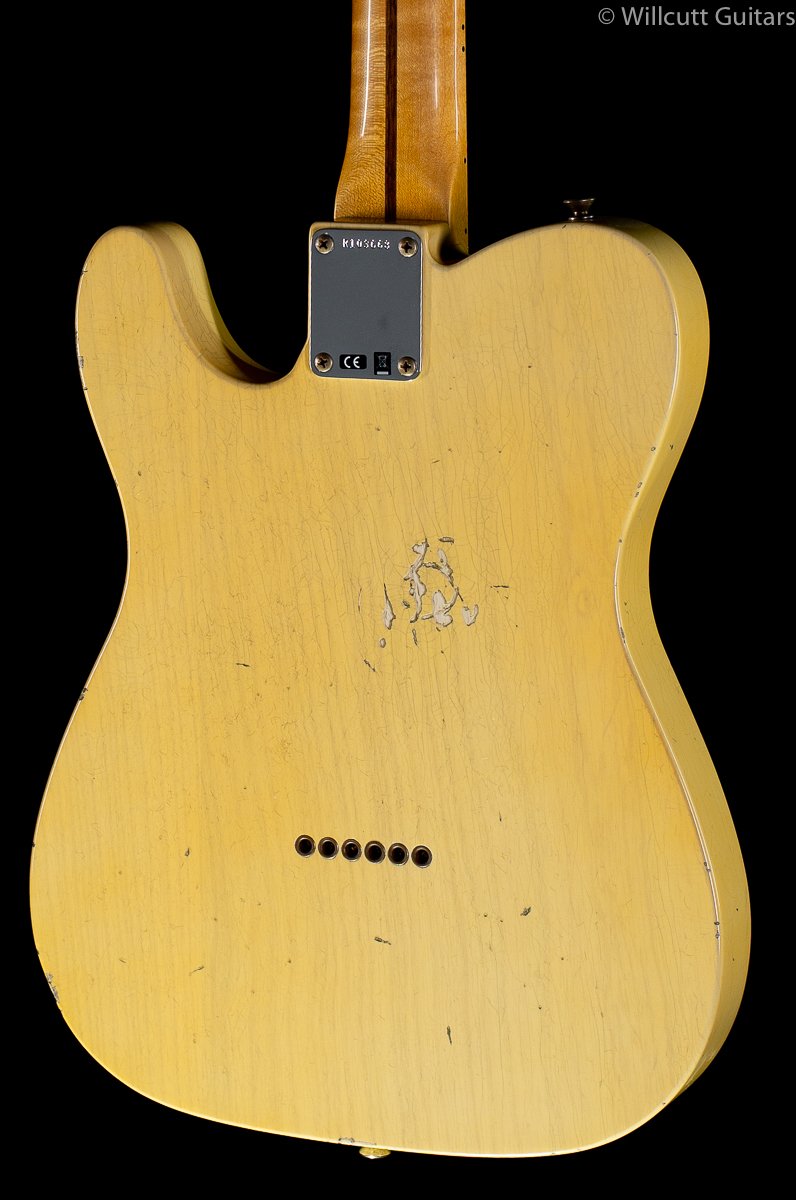 Fender Custom Shop 4/54 Blackguard Tele Blonde Willcutt Limited 57 Soft "V"