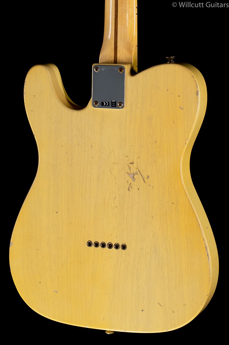 Fender Custom Shop 4/54 Blackguard Tele Blonde Willcutt Limited Original Neck Carve