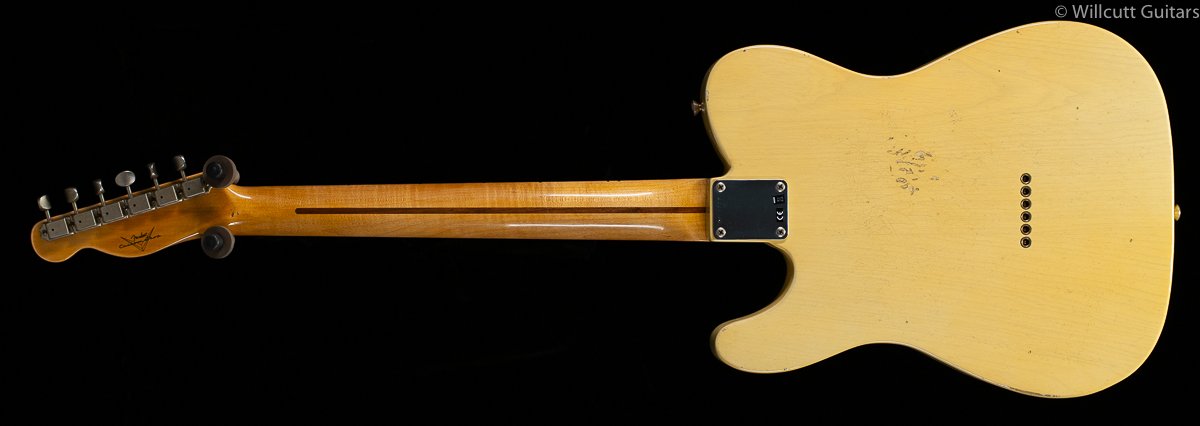 Fender Custom Shop 4/54 Blackguard Tele Blonde Willcutt Limited Original Neck Carve