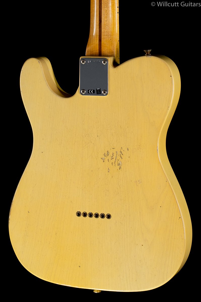 Fender Custom Shop 4/54 Blackguard Tele Blonde Willcutt Limited Original Neck Carve
