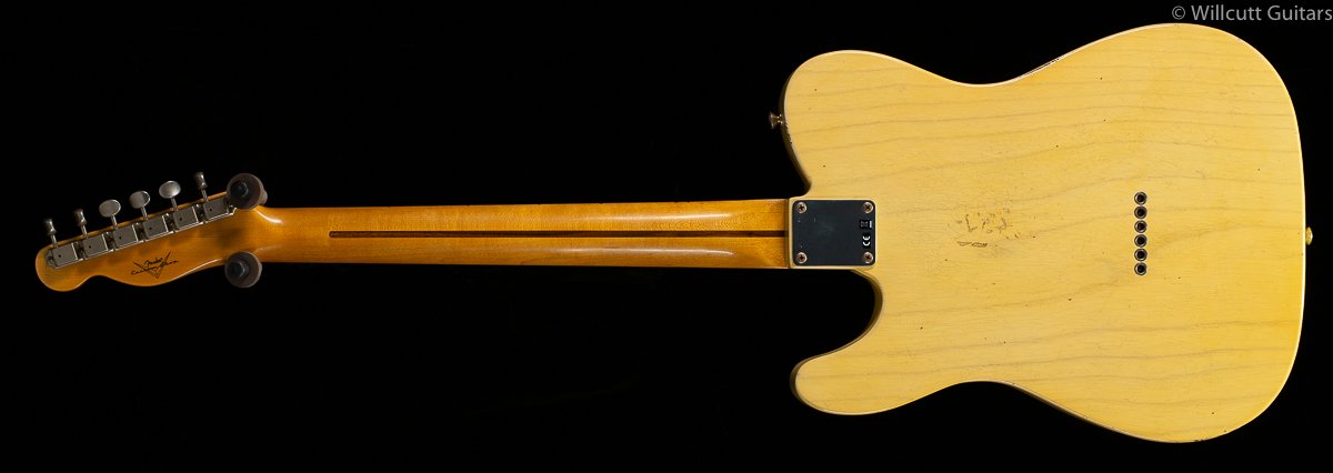 Fender Custom Shop 4/54 Blackguard Tele Blonde Willcutt Limited Original Neck Carve