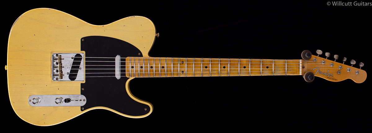 Fender Custom Shop 4/54 Blackguard Tele Blonde Willcutt Limited Original Neck Carve