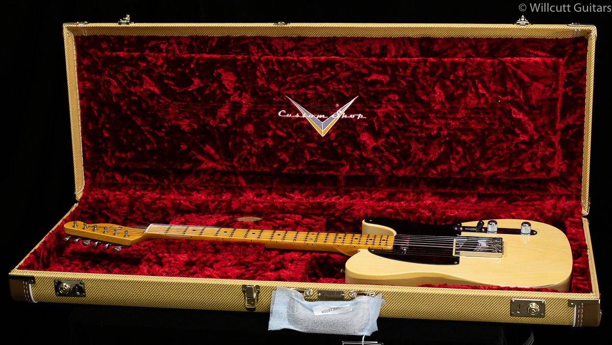 Fender Custom Shop 4/54 Blackguard Tele Blonde Willcutt Limited Nocaster 