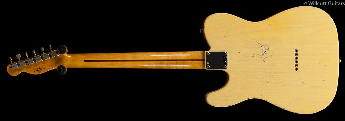 Fender Custom Shop 4/54 Blackguard Tele Blonde Willcutt Limited Nocaster 