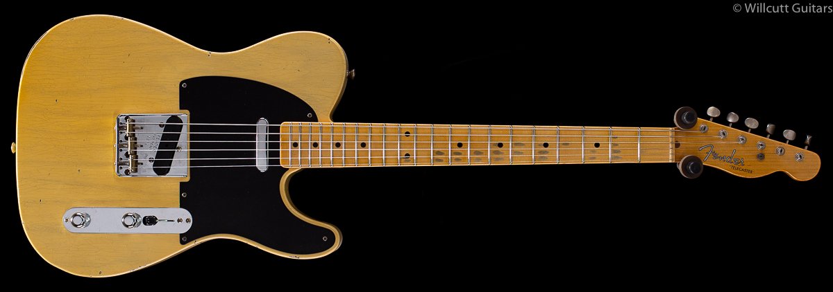 Fender Custom Shop 4/54 Blackguard Tele Blonde Willcutt Limited 57 Soft "V"