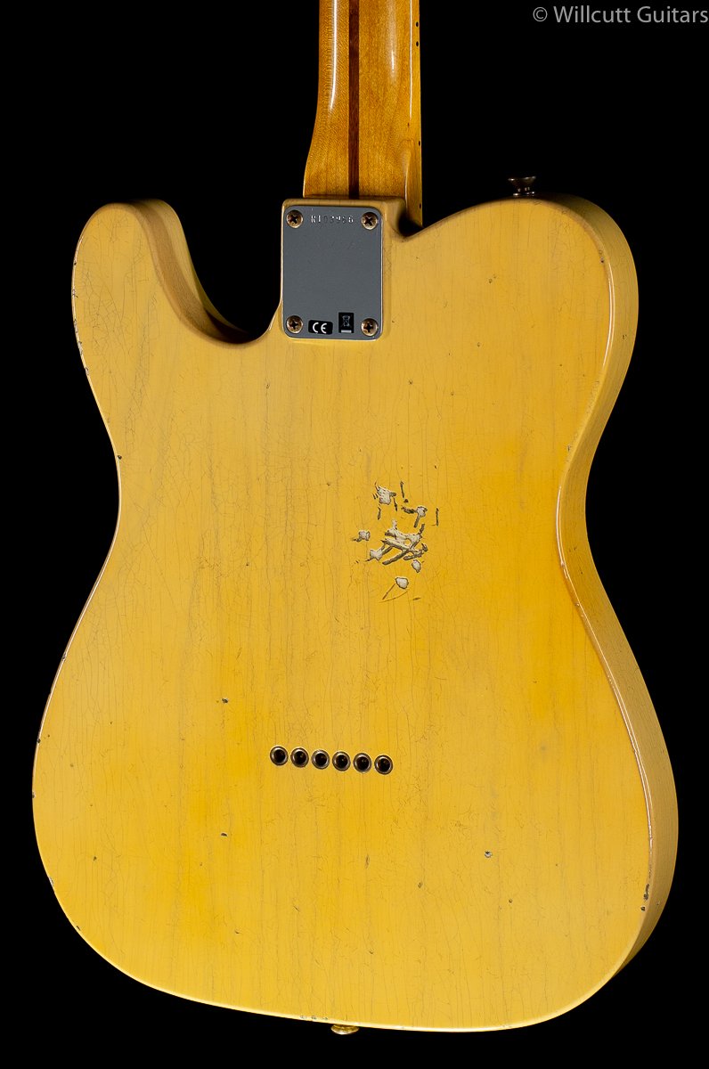 Fender Custom Shop 4/54 Blackguard Tele Blonde Willcutt Limited 57 Soft "V"