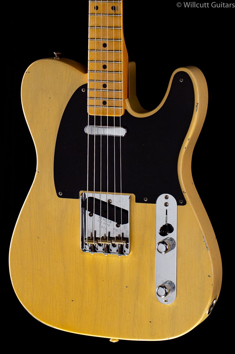 Fender Custom Shop 4/54 Blackguard Tele Blonde Willcutt Limited 57 Soft "V"