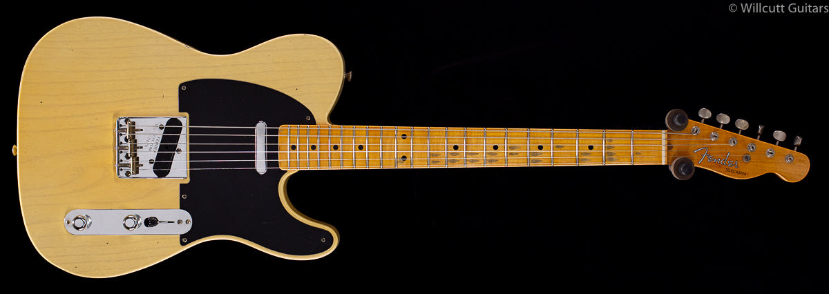 Fender Custom Shop 4/54 Blackguard Tele Blonde Willcutt Limited Original Neck Carve