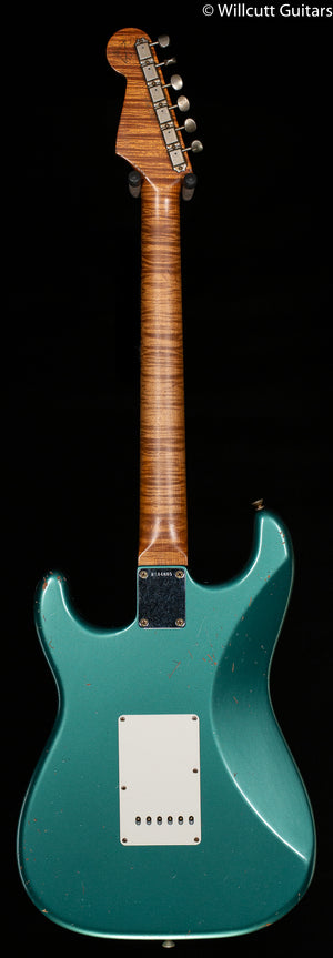 Fender Custom Shop Masterbuilt Dennis Galuszka Roasted 59 Strat Aged Surf Green Brazilian Rosewood