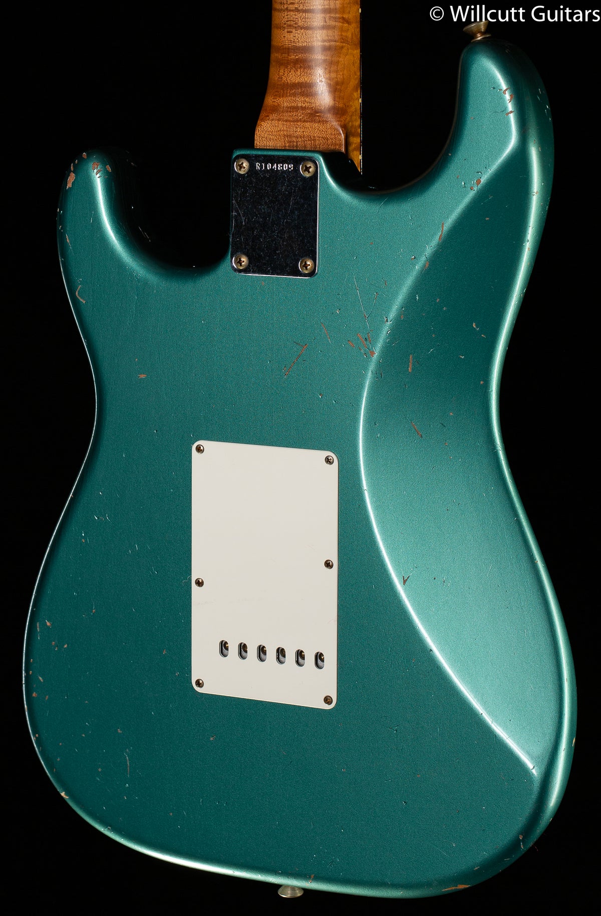 Fender Custom Shop Masterbuilt Dennis Galuszka Roasted 59 Strat Aged Surf Green Brazilian Rosewood