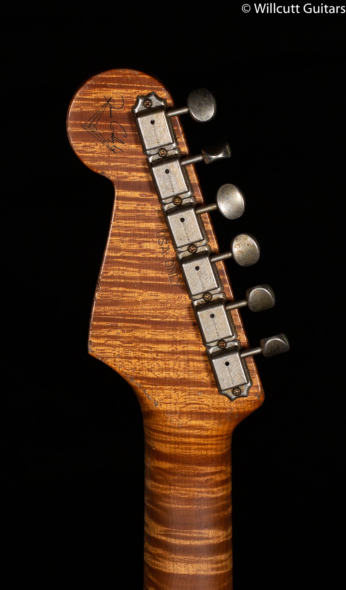 Fender Custom Shop Masterbuilt Dennis Galuszka Roasted 59 Strat Aged Surf Green Brazilian Rosewood