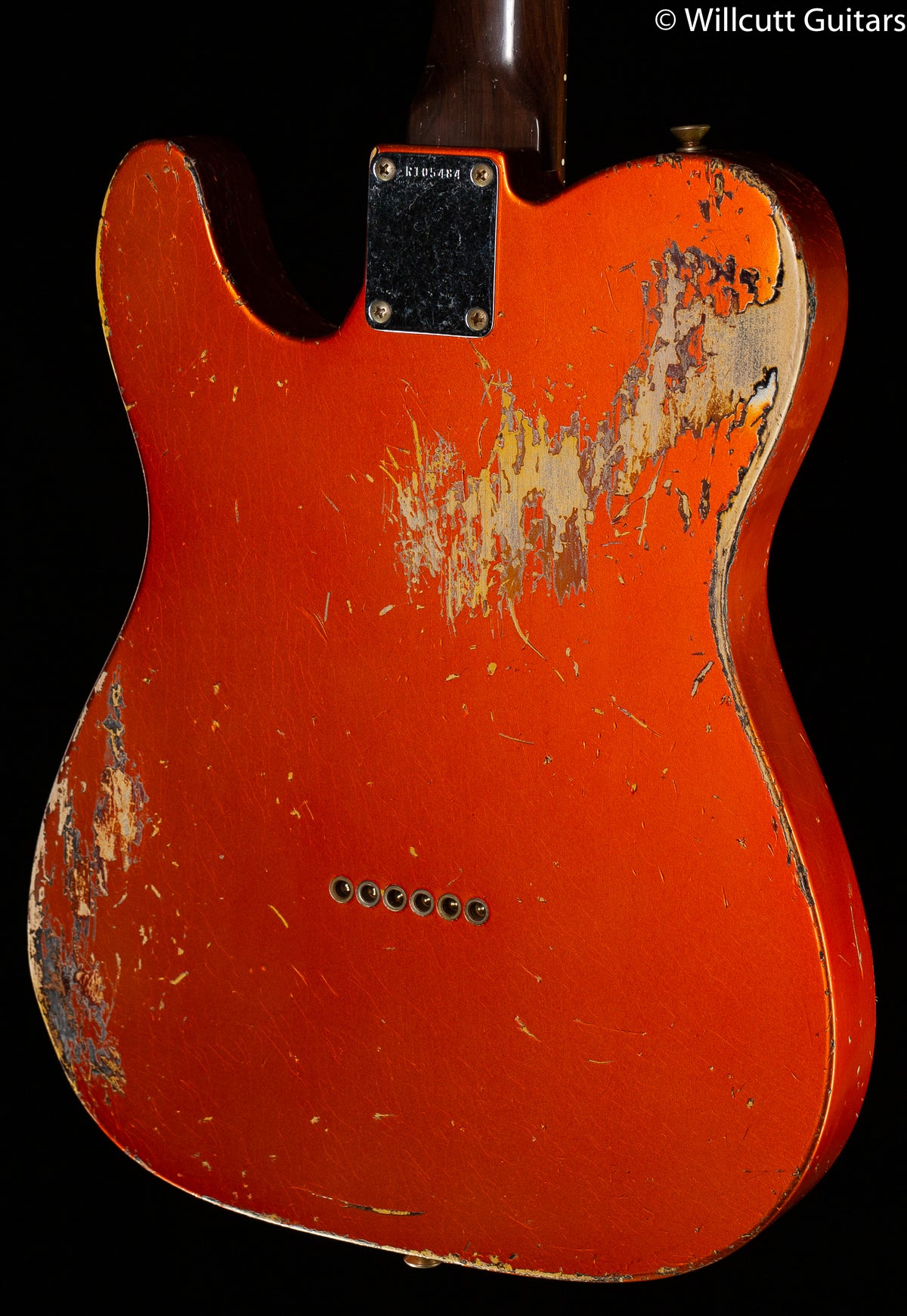 Fender Custom Shop Masterbuilt Dennis Galuszka 60s Telecaster Candy Tangerine over 3-Tone Sunburst Brazilian Rosewood