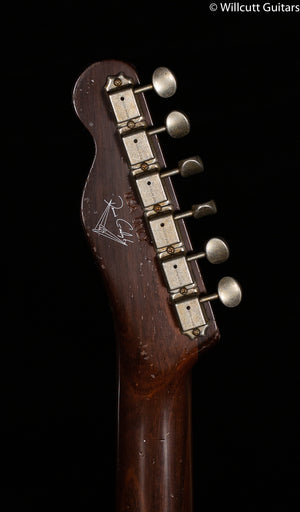 Fender Custom Shop Masterbuilt Dennis Galuszka 60s Telecaster Candy Tangerine over 3-Tone Sunburst Brazilian Rosewood