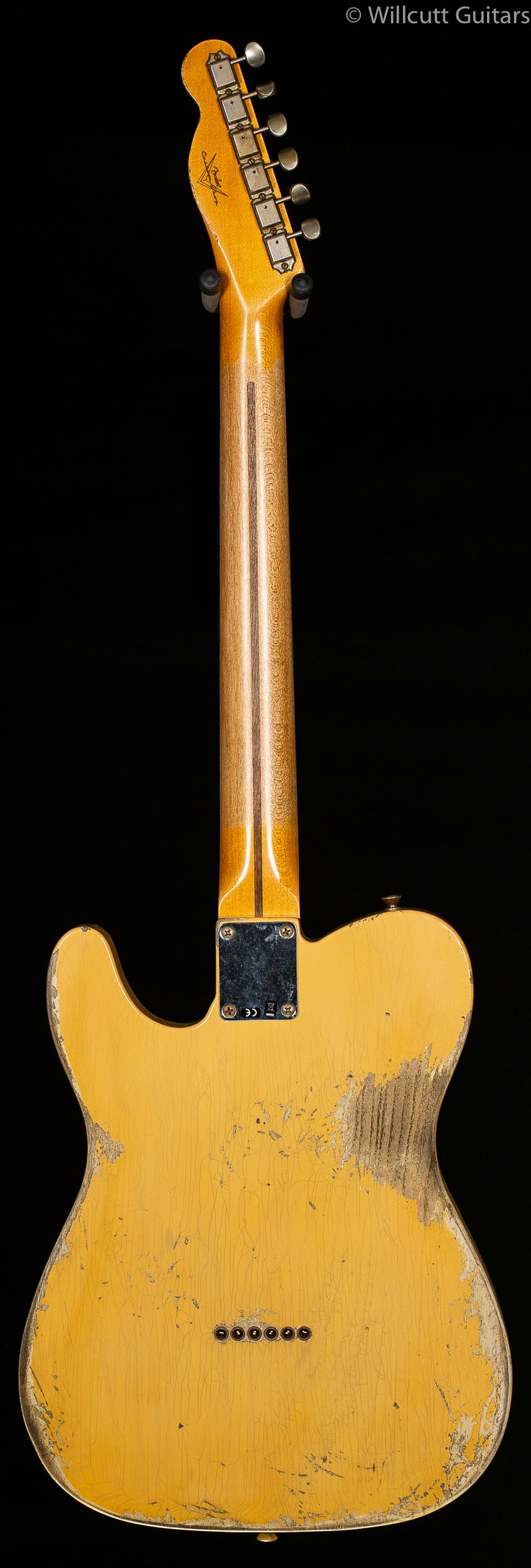 Fender Custom 2019 '52 Telecaster Heavy Relic Aged Nocaster Blonde -  Willcutt Guitars