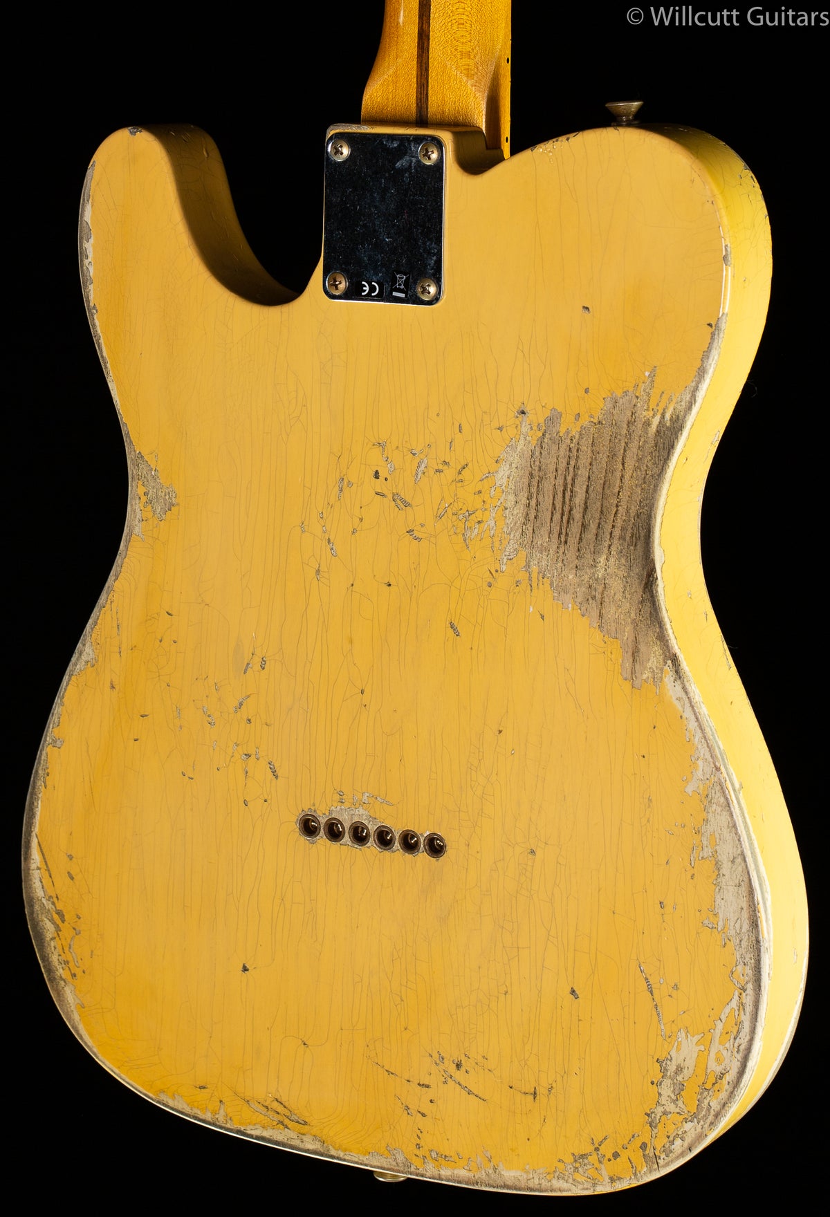 Fender Custom 2019 '52 Telecaster Heavy Relic Aged Nocaster Blonde