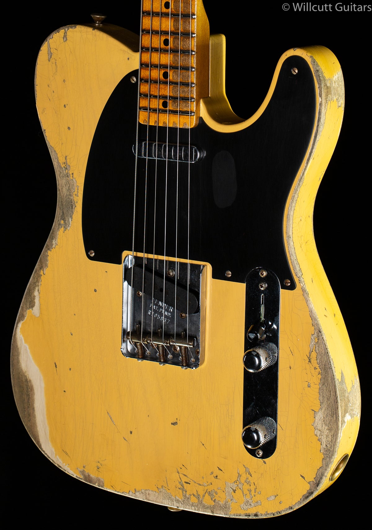 Fender Custom 2019 '52 Telecaster Heavy Relic Aged Nocaster Blonde
