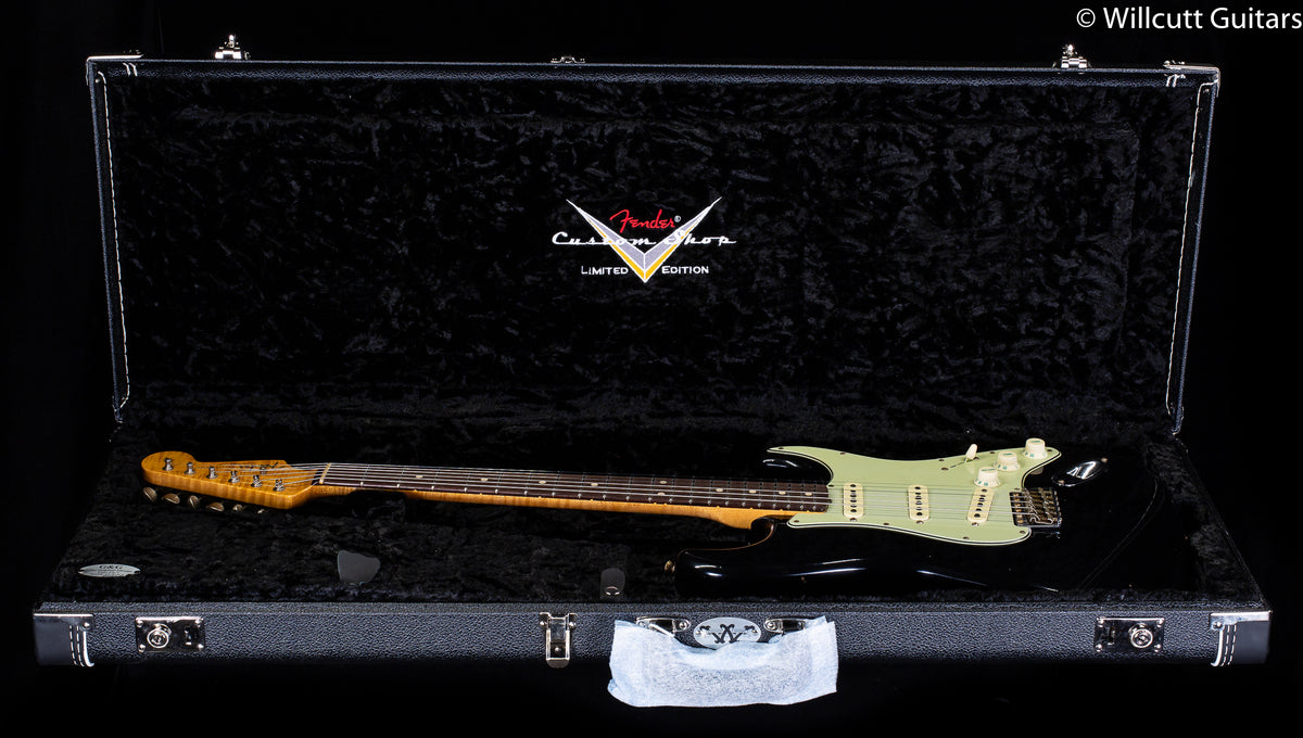 Fender Custom Shop Willcutt True '62 Stratocaster Journeyman Relic Black 60s C (874)