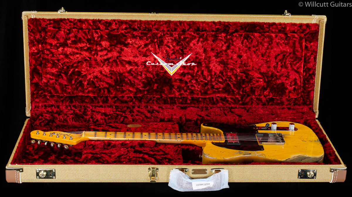 Fender Custom Shop Limited Edition &#39;51 HS Telecaster Heavy Relic Maple Fingerboard Aged Butterscotch Blonde